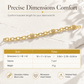🌸 50% OFF NOW! 🌸Gold Rhinestone Heart and Square Hollow Rectangular Grid Chain Bracelet