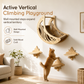 📢📢50% OFF !! ⏰Wall Mounted Wooden Climbing Frame Set