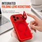 📢📢50% OFF !! ⏰Magnetic Matte Mobile Phone Case with Camera Lens Kickstand Protective Cover