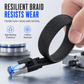 📢📢50% OFF !! ⏰ Flat Ethernet Cable 40Gbps Shielded Black Braided Network Cord