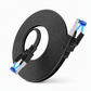 📢📢50% OFF !! ⏰ Flat Ethernet Cable 40Gbps Shielded Black Braided Network Cord