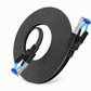 📢📢50% OFF !! ⏰ Flat Ethernet Cable 40Gbps Shielded Black Braided Network Cord