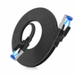 📢📢50% OFF !! ⏰ Flat Ethernet Cable 40Gbps Shielded Black Braided Network Cord