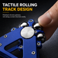 📢📢50% OFF !! ⏰Metal Fidget Spinner Rotating Stress Relief Toy with Rolling Ball Track