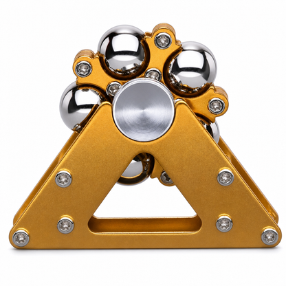 📢📢50% OFF !! ⏰Metal Fidget Spinner Rotating Stress Relief Toy with Rolling Ball Track