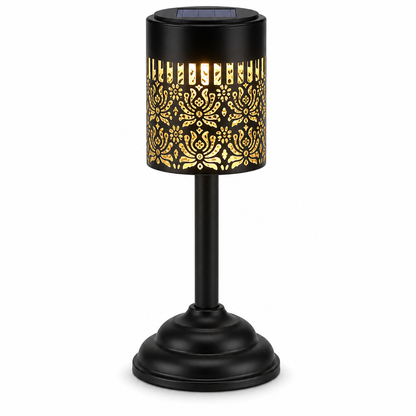 📢📢50% OFF !! ⏰Outdoor Iron Table Lamp Peony Shaped Decorative Atmosphere Light