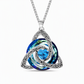 ⏰Women's Celtic Knot Birthstone Pendant Necklace🌀📿