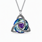⏰Women's Celtic Knot Birthstone Pendant Necklace🌀📿