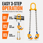 📢📢50% OFF !! ⏰Heavy Duty Oil Drum Lifting Clamp Forklift