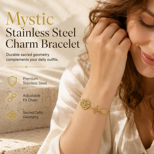 🌸 50% OFF NOW! 🌸Adjustable Stainless Steel Chain Charm Bracelet