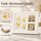 🐾 50% OFF! DIY keepsake set for pet paw prints – wooden frame, soft clay, and space for a photo – preserve a cherished memory forever 🖼️🐱