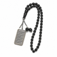 📢📢50% OFF !! ⏰Stainless Steel Arabic Medallion Car Hanging Ornament with Blue Glass Chain