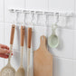 📢📢50% OFF !! ⏰ No-Drill Sliding Track Hooks – Adjustable Kitchen & Bathroom Organizer