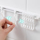 📢📢50% OFF !! ⏰ No-Drill Sliding Track Hooks – Adjustable Kitchen & Bathroom Organizer