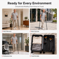 📢📢50% OFF !! ⏰ Folding Forearm Crutches – Non-slip & mobility aid ✨💪