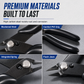 📢📢50% OFF !! ⏰ Precision Diagonal Pliers: Flush Cut, Spring-Loaded, Blackened Steel, Non-Slip Grip
