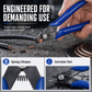 📢📢50% OFF !! ⏰ Precision Diagonal Pliers: Flush Cut, Spring-Loaded, Blackened Steel, Non-Slip Grip