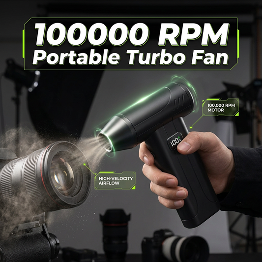 📢📢50% OFF !! ⏰ High-Speed Air Duster & Blower – 100000RPM, LED Power Display, Built-in Light ✨