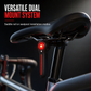 📢📢50% OFF !! ⏰Rechargeable Bicycle Brake Taillight Bike Rear Safety Light for Road and Mountain Cycling