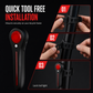 📢📢50% OFF !! ⏰Rechargeable Bicycle Brake Taillight Bike Rear Safety Light for Road and Mountain Cycling