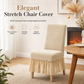 📢📢50% OFF !! ⏰Thickened Stretch Chair Cover with Ruffled Skirt Universal Dustproof Slipcover🪑🛡️