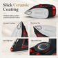 2400W Cordless Electric Steam Iron with Charging Base Adjustable Temperature Control and Spray Function