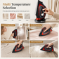 2400W Cordless Electric Steam Iron with Charging Base Adjustable Temperature Control and Spray Function