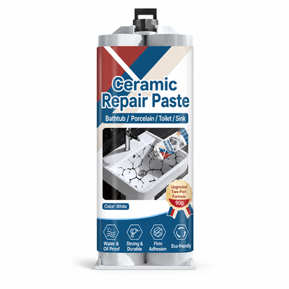🛁Buy 1 Get 1 Free🧱 Ceramic Tile Repair Paste – Quick-Drying, Crack & Chip Filler – Waterproof Epoxy for Sinks, Tiles & Marble 🛠️