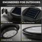 📢📢50% OFF !! ⏰Outdoor Waterproof Solar LED Gutter Wall Lights