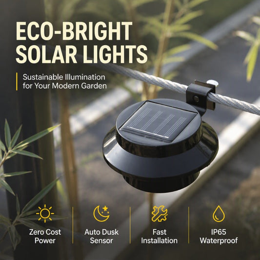 📢📢50% OFF !! ⏰Outdoor Waterproof Solar LED Gutter Wall Lights