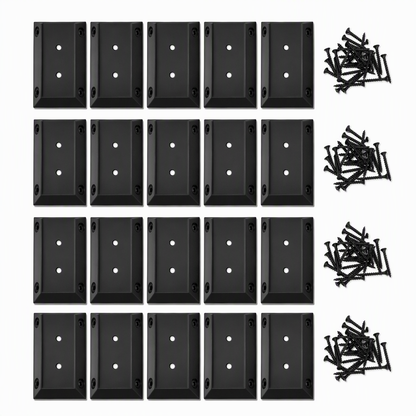 📢📢50% OFF !! ⏰ Heavy-Duty Railing Connectors: Fits 2x4 & 2x6 Lumber, Powder-Coated Steel, for Fences & Decks