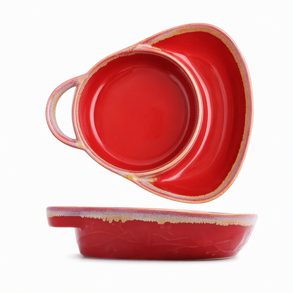 📢📢50% OFF !! ⏰Retro Ceramic Divided Baking Dish