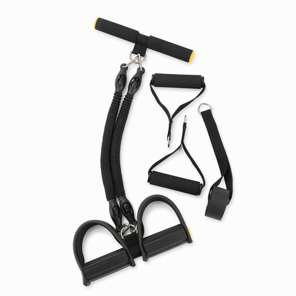 📢📢 50% OFF! 💪 Pedal Resistance Band – 4 Resistance Levels, Reinforced Carabiners & Full-Body Home Workouts
