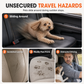🐶🚗 Secure Travel Pet Bed – 50% OFF! Heavy-duty metal frame, waterproof Oxford fabric, safety leash – protects your dog & seats. 🛡️