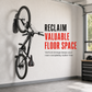 📢📢50% OFF !! ⏰Adjustable Wall Mounted Bike Hanger Indoor Bicycle Storage Rack Hook for Mountain Bikes🚴
