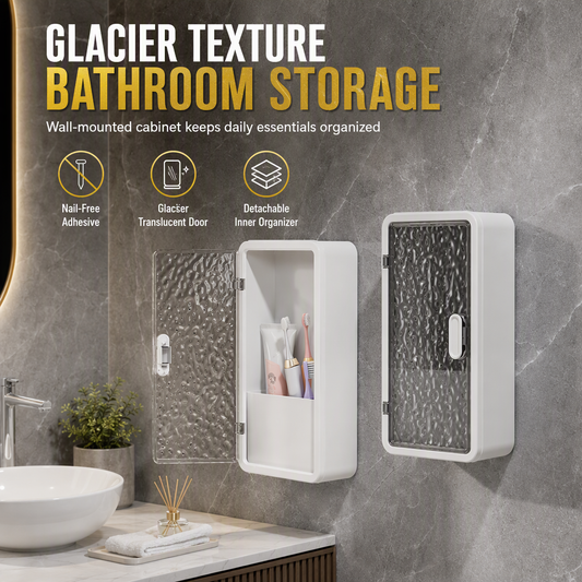 📢📢50% OFF !! ⏰Careluxpro Wall-Mounted Bathroom Organizer – Space-saving & easy install ✨