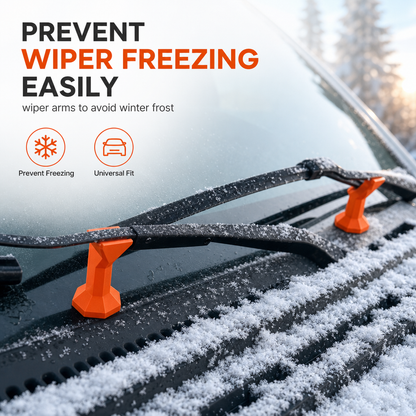 📢📢50% OFF !! ⏰2-Pack Car Stand Plastic Anti-Freeze Wiper Protector for Winter