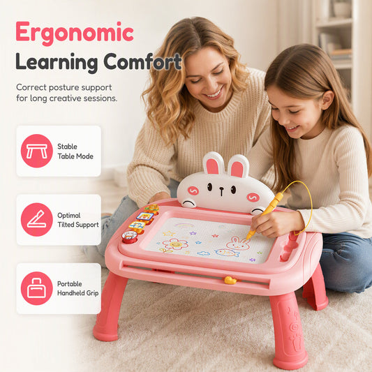 📢📢50% OFF !! ⏰ Kids Magnetic Drawing Board – Dust-free, Colorful, Safe 🪁