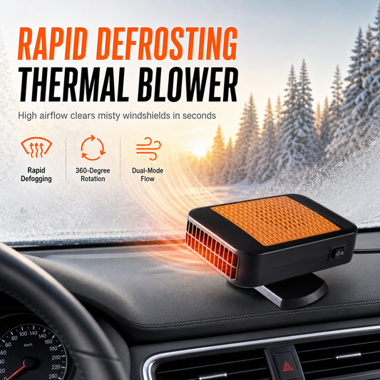 📢📢50% OFF !! ⏰ Portable Car Defroster Defogger – Fast, Rotatable, Safe 🚗