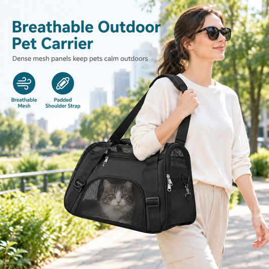 📢📢50% OFF !! ⏰Breathable Pet Shoulder Bag Portable Outdoor Travel Carrier for Cats and Dogs