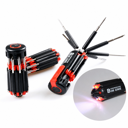 📢📢50% OFF !! ⏰Folding Multi-Bit Screwdriver with LED