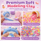 📢📢50% OFF !! ⏰DIY Crispy Squeeze Ball Toy Set with Wax Coating and Satisfying Crunchy Sound for Stress Relief