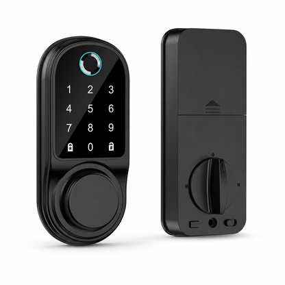 📢📢50% OFF !! ⏰Smart Fingerprint Deadbolt Door Lock with Bluetooth Keyless Entry