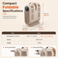 📢📢50% OFF !! ⏰Fast Warm Air Shoe Dryer: Constant Heat, Deodorising, Foldable, UK Plug