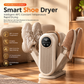 📢📢50% OFF !! ⏰Fast Warm Air Shoe Dryer: Constant Heat, Deodorising, Foldable, UK Plug