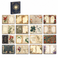 📢📢50% OFF !! ⏰Vintage European Style Hardcover Journal Notebook with Hollow Out Cover Gold Foil Accents and Color Illustrated Pages