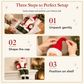 📢📢 50% OFF🎅 Decorative Santa Claus Doll – Cozy Knit Details & Plush Trim for Festive Home Décor
