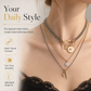📢📢 50% OFF💛Women's Multilayer Eye Pendant Necklace – Bold Layered Statement Jewelry