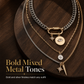 📢📢 50% OFF💛Women's Multilayer Eye Pendant Necklace – Bold Layered Statement Jewelry
